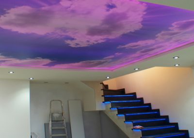 techos tensados iluminación