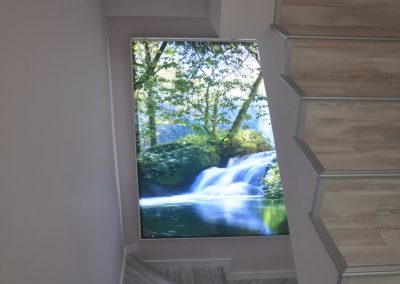 paredes 3D retroiluminado